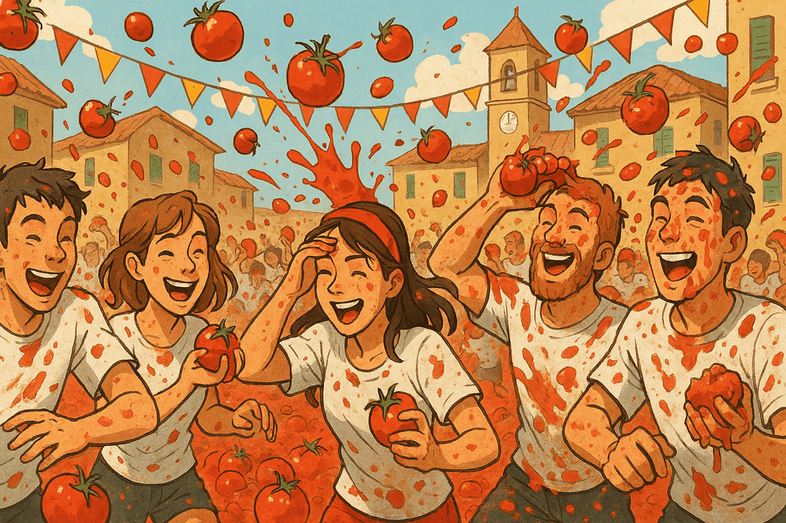 【2025年最新】スペインのトマト祭り「ラ・トマティーナ」完全ガイド!参加方法から服装、持ち物まで徹底解説