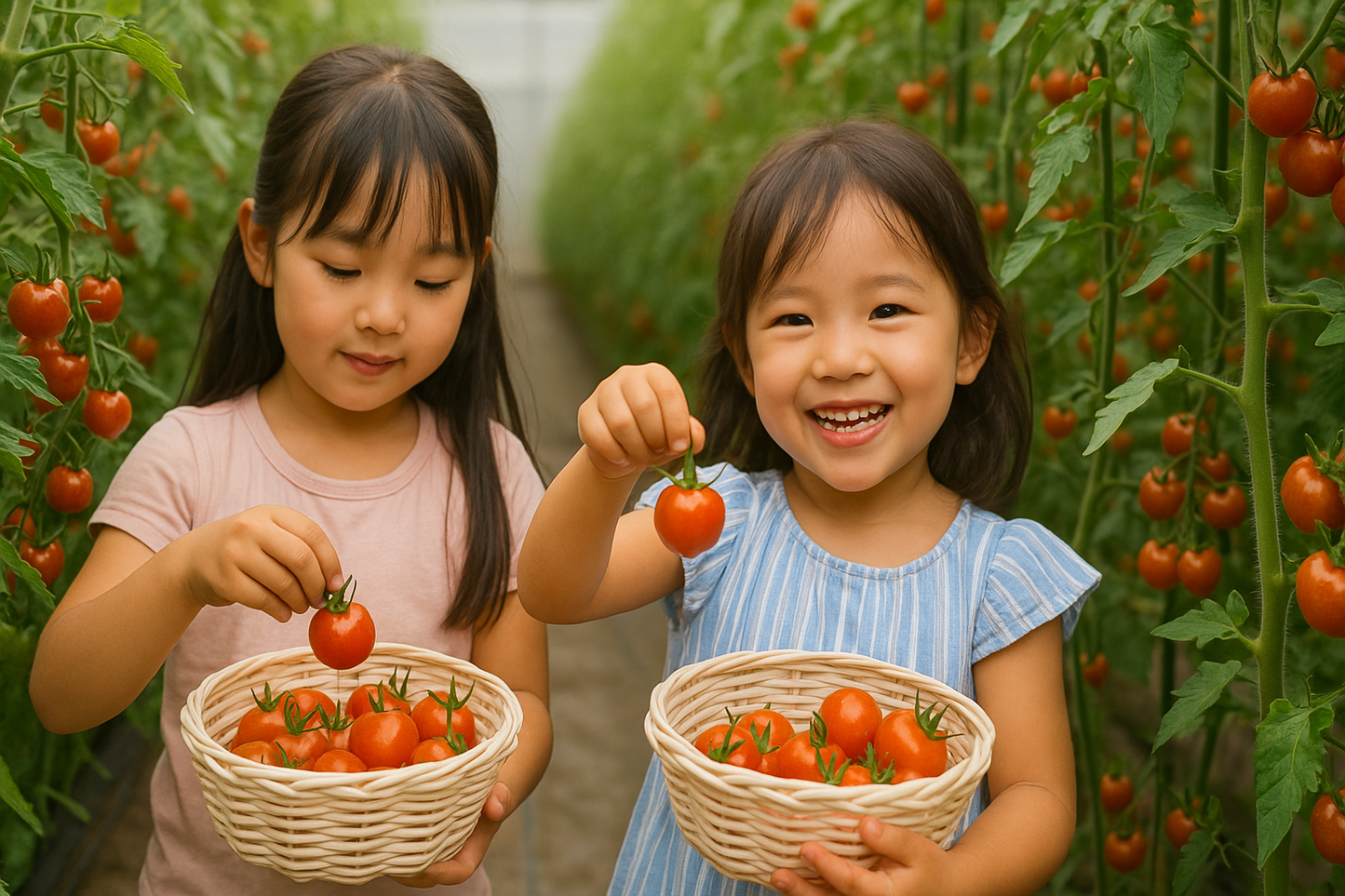 【ミニトマト狩り体験チケット(子ども)】