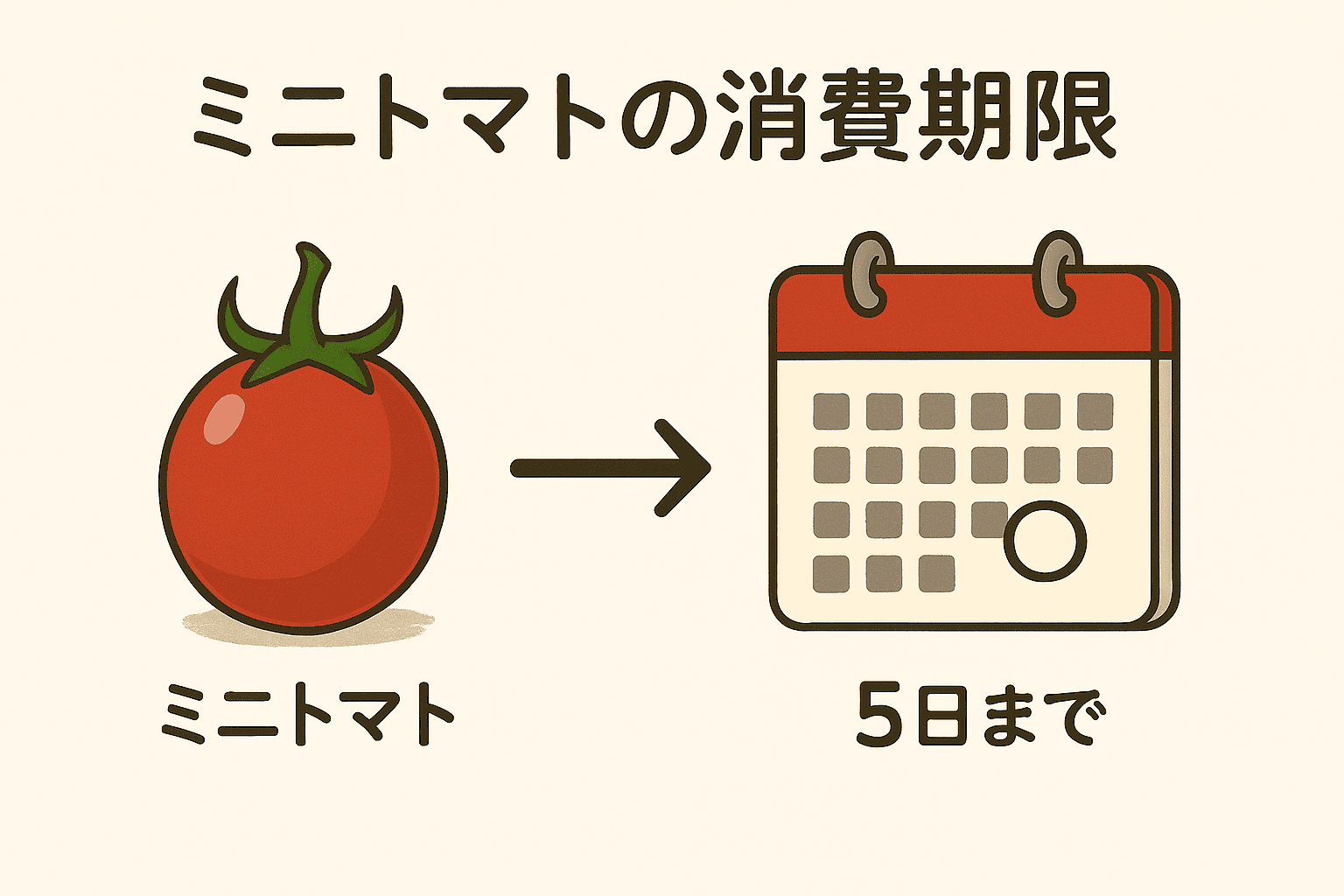 ミニトマトの賞味期限はいつまで？鮮度を長持ちさせる保存方法と見分け方