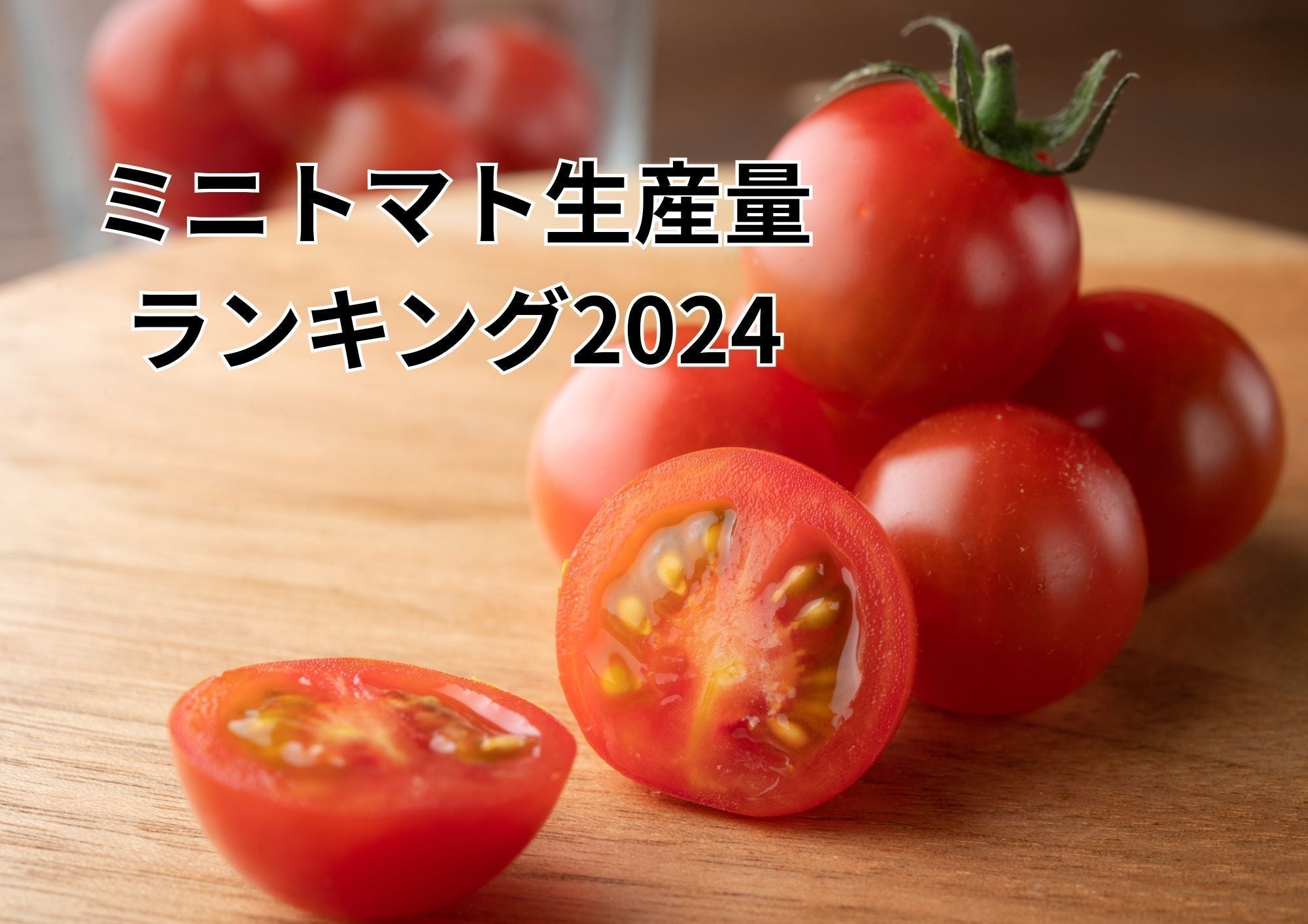 【2024年最新版】ミニトマト生産量ランキング！日本一の産地はどこ？