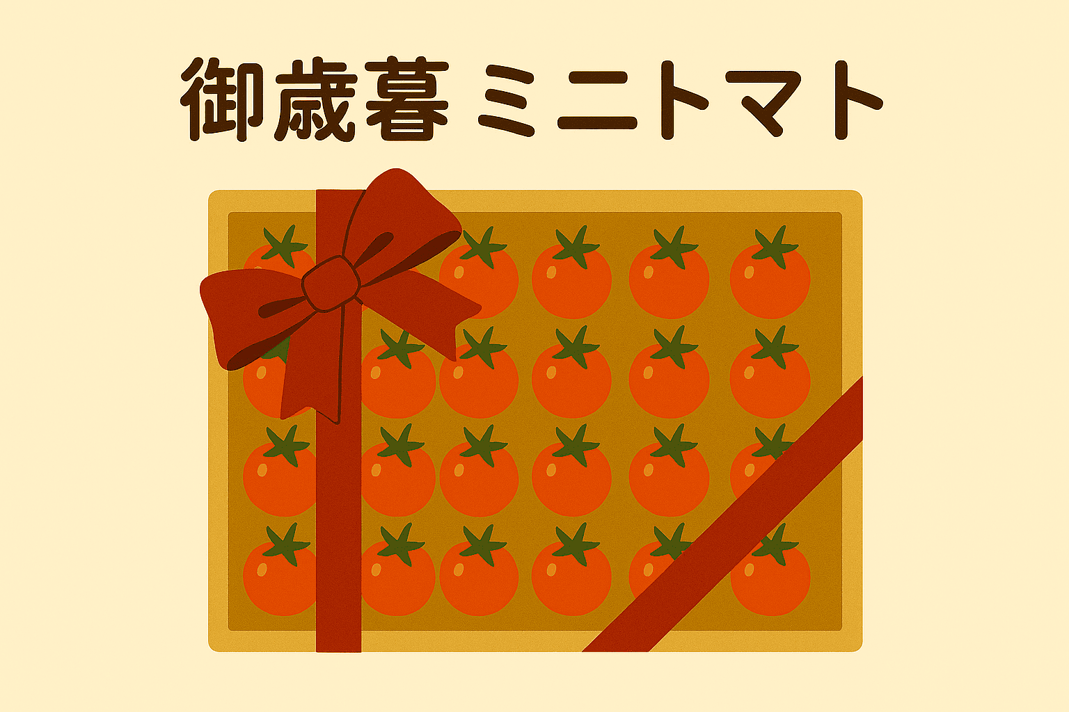 【2025年最新】お歳暮の時期はいつ？｜グランプリ受賞トマトで伝える「感謝」の贈り物