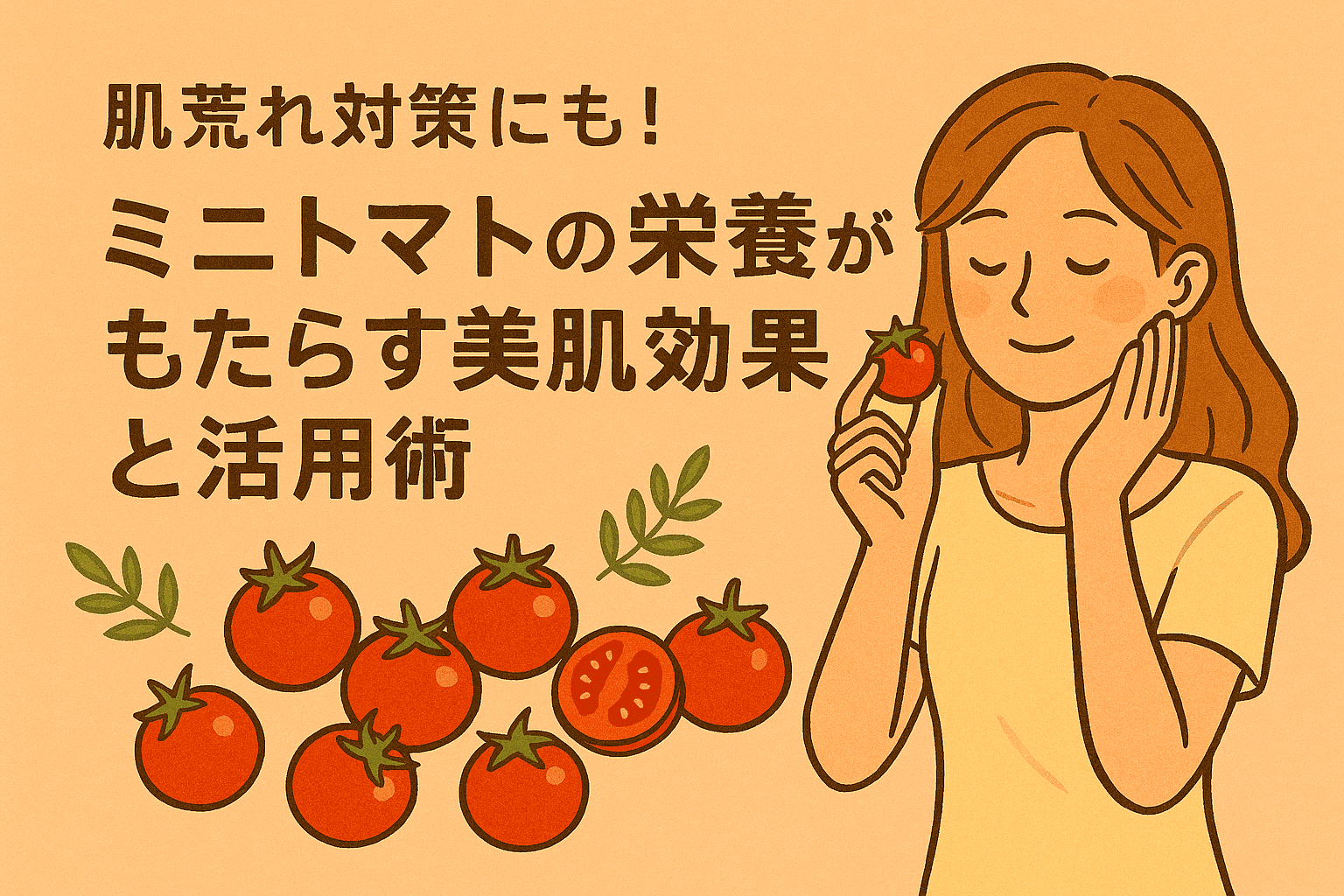 肌荒れ対策にも！ミニトマトの栄養がもたらす美肌効果と活用術