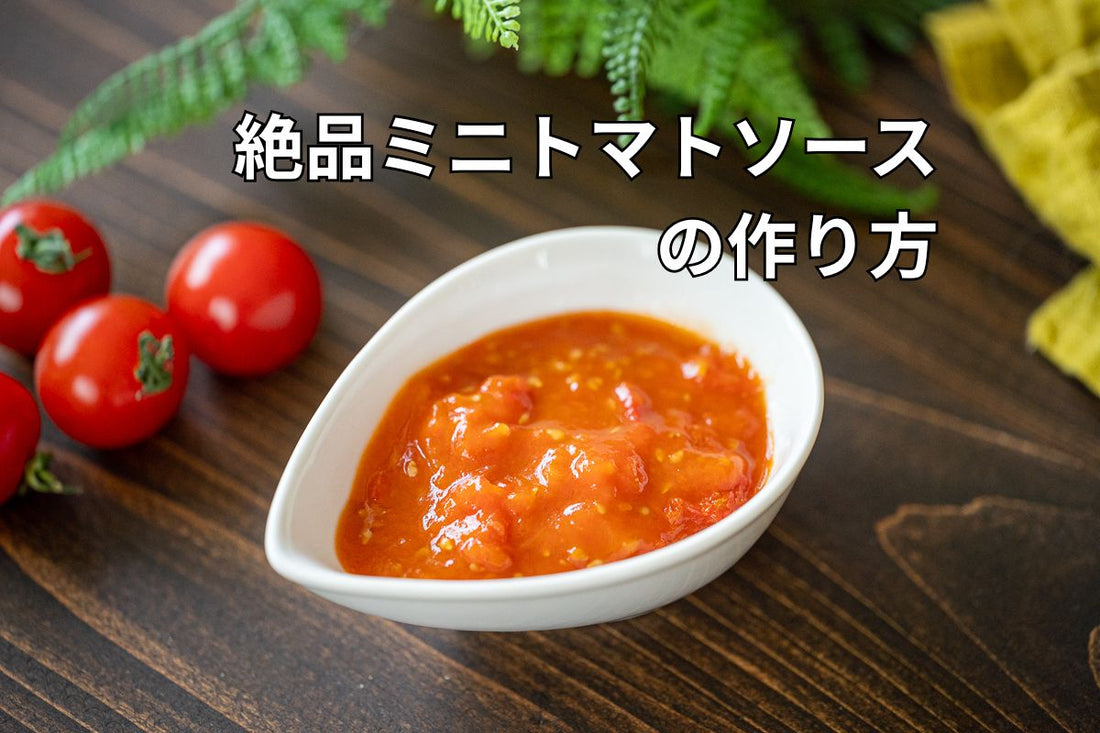 【もう困らない！】ミニトマト大量消費！絶品＆簡単ソースで食卓が華やぐ魔法のレシピ